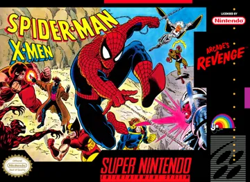 Spider-Man - X-Men - Arcade's Revenge (USA) box cover front